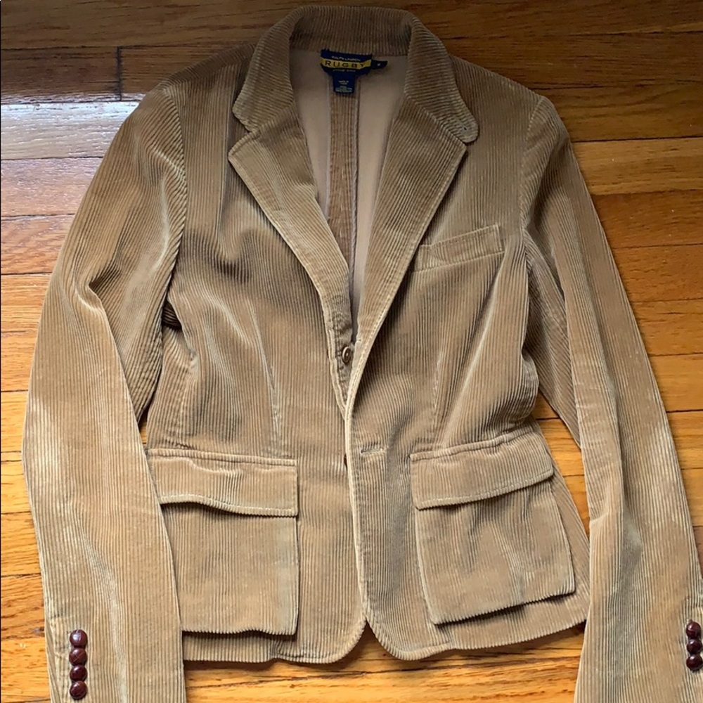 Corduroy blazer, British Khaki